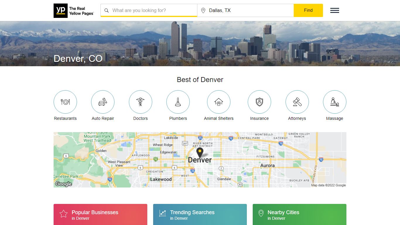 The Real Yellow Pages® - Denver, CO Directory - YP.com